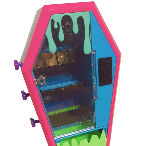 Monster High Student Lounge Vending Machine, Floor Lamp, Pink Pillow Replacement - Picture 2 of 5